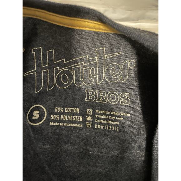 Howler Brothers Mens T Shirt Small Blue Heed The Call Austin TX Graphic Casual - Picture 3 of 6